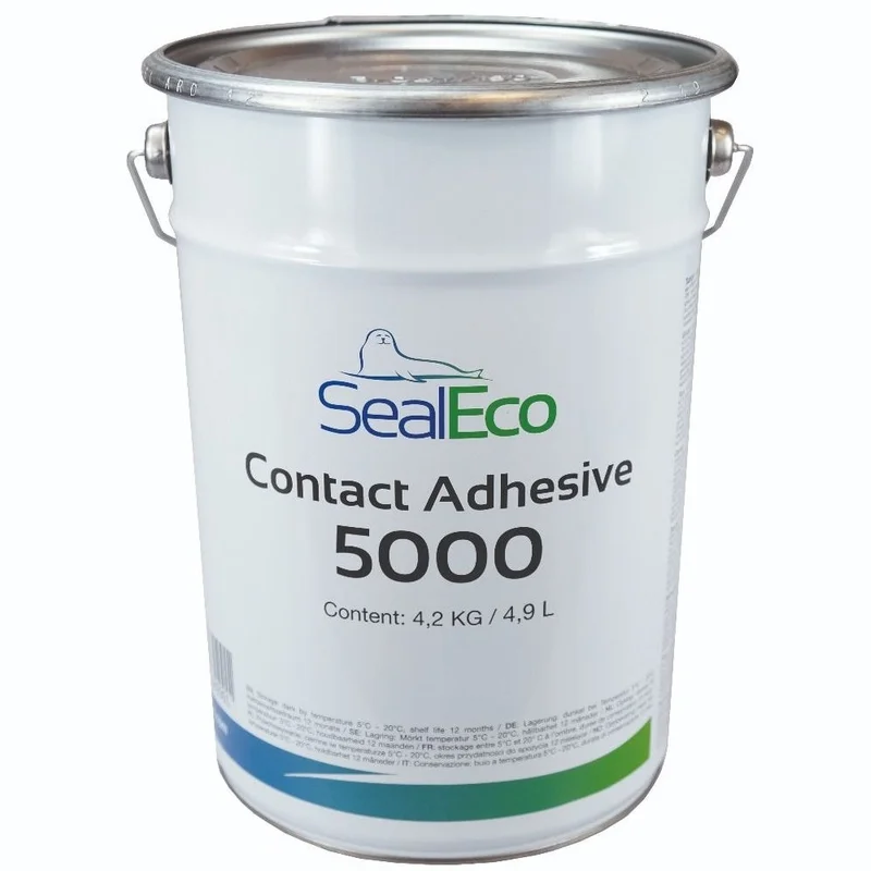 Adeziv EPDM Contact 5000 4.9L SealEco pentru lipire membrană cauciuc pe lemn beton și metal