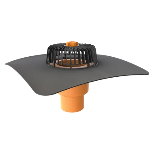 Receptor cu perete dublu DN110 cu guler autoadeziv EPDM Covertape